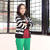 Stripes, Spikes & Burgundy-Green (OOTD)