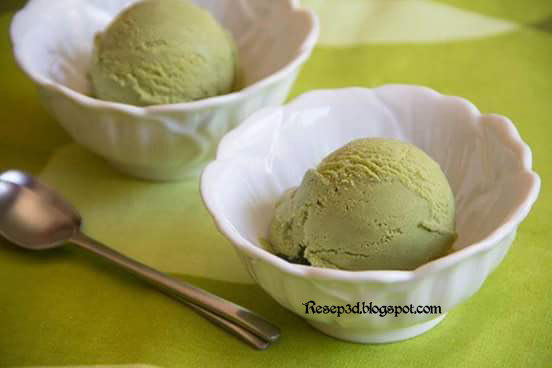 Resep Es Krim Teh hijau