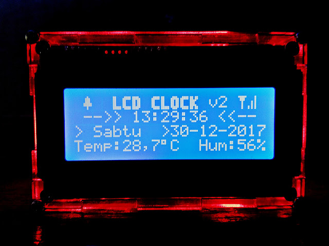 Smart Clock LCD 20x4