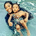 Mercy Johnson Okojie swim together with daughter