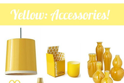 homey home design: Color Inspiration: Yellow!