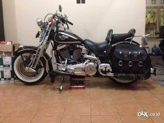 Bursa Moge Bekas : Softail springer 1998 anniversary 95th .. rare item .. 