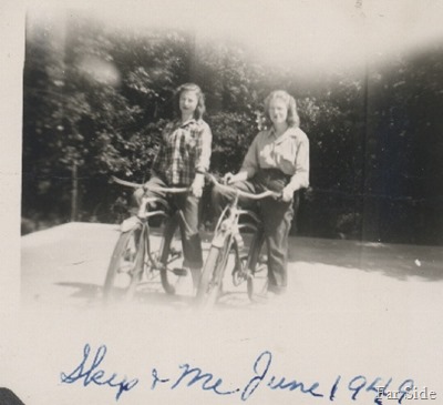 Skip and Madeline Bikes 1949 (2)
