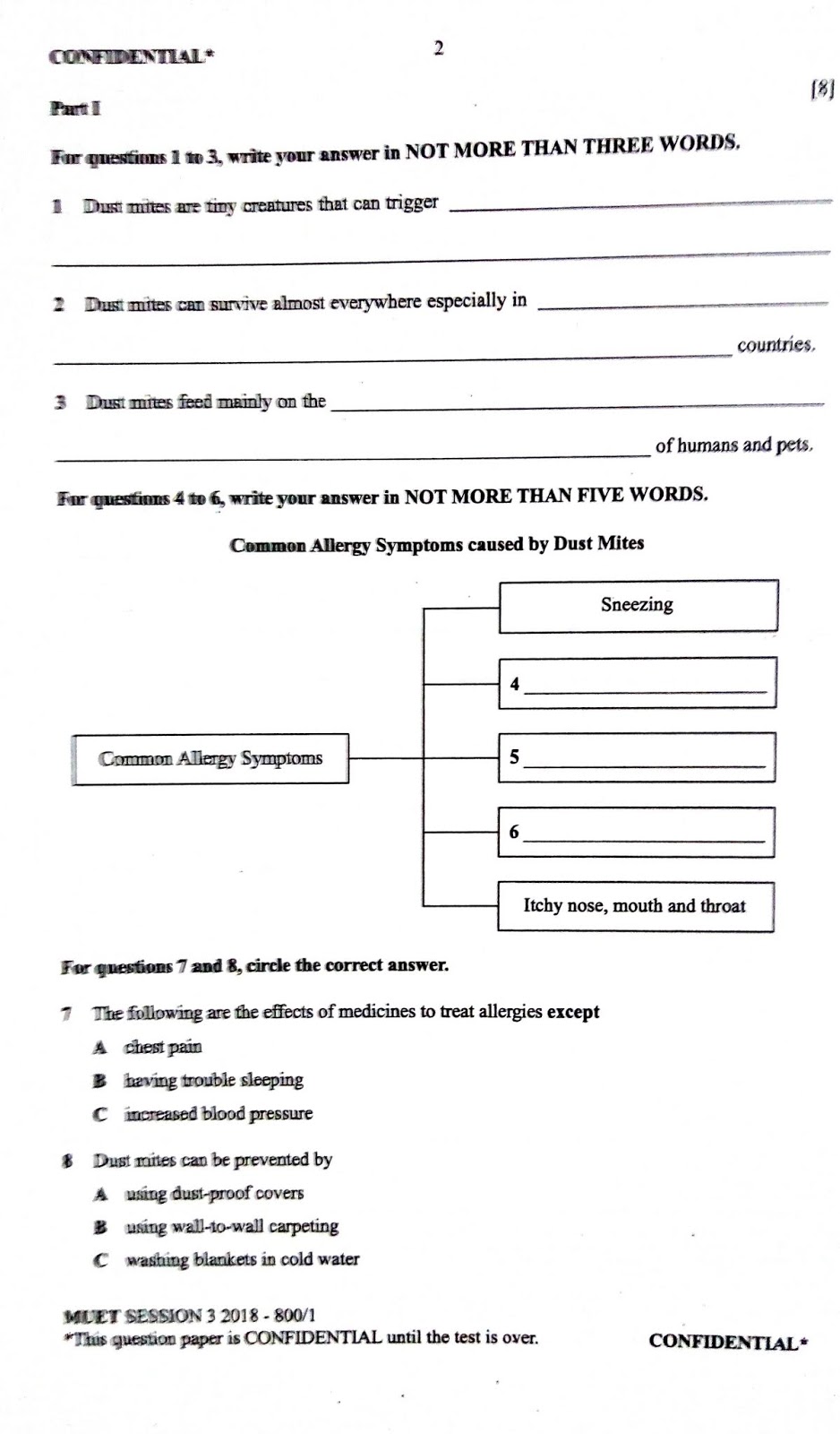 Contoh Soalan Muet Listening Test Lengkap Dengan Audio Dan Jawapan