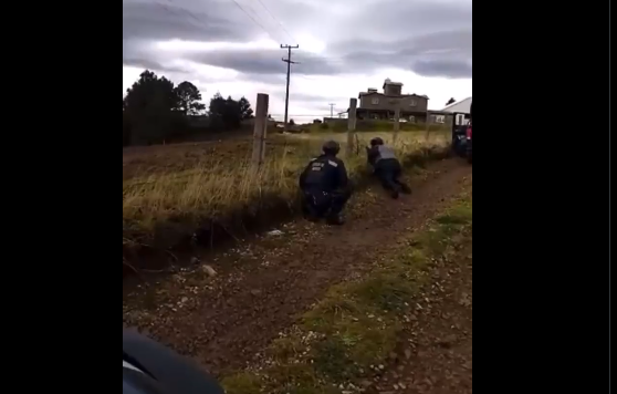 Video:  Ministeriales, Guardia Nacional, La Marina, estamos en el enfrentamiento "aguas pónganse vergs, que no tiren!
