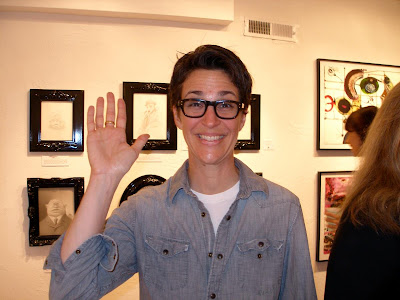 Rachel Maddow at Aqua Art Fair 2012