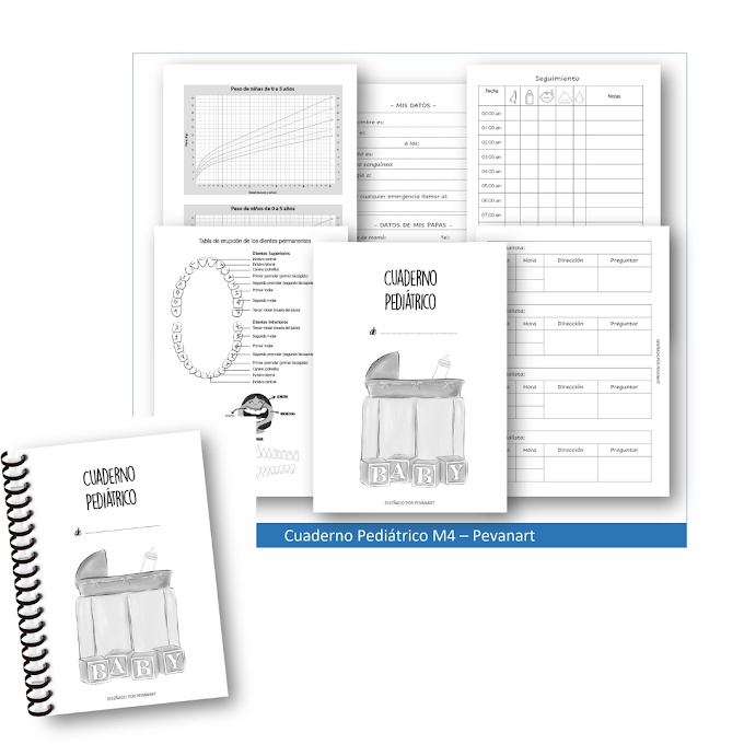 Cuaderno Pediátrico - Modelo 4 (ANILLAR)