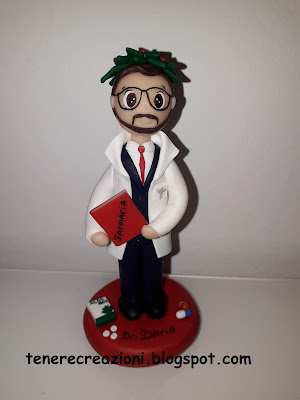 cake topper laurea farmacia