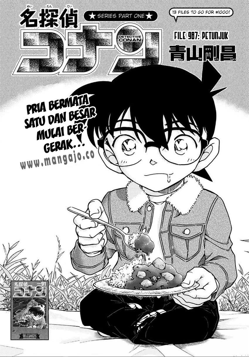 Detective Conan Chapter 987 Indo Sub - Spoiler Detective Conan Chapter 988 KomikMangajo