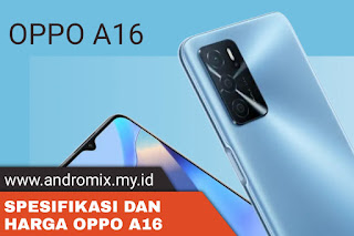 Spesifikasi dan Harga Oppo A16