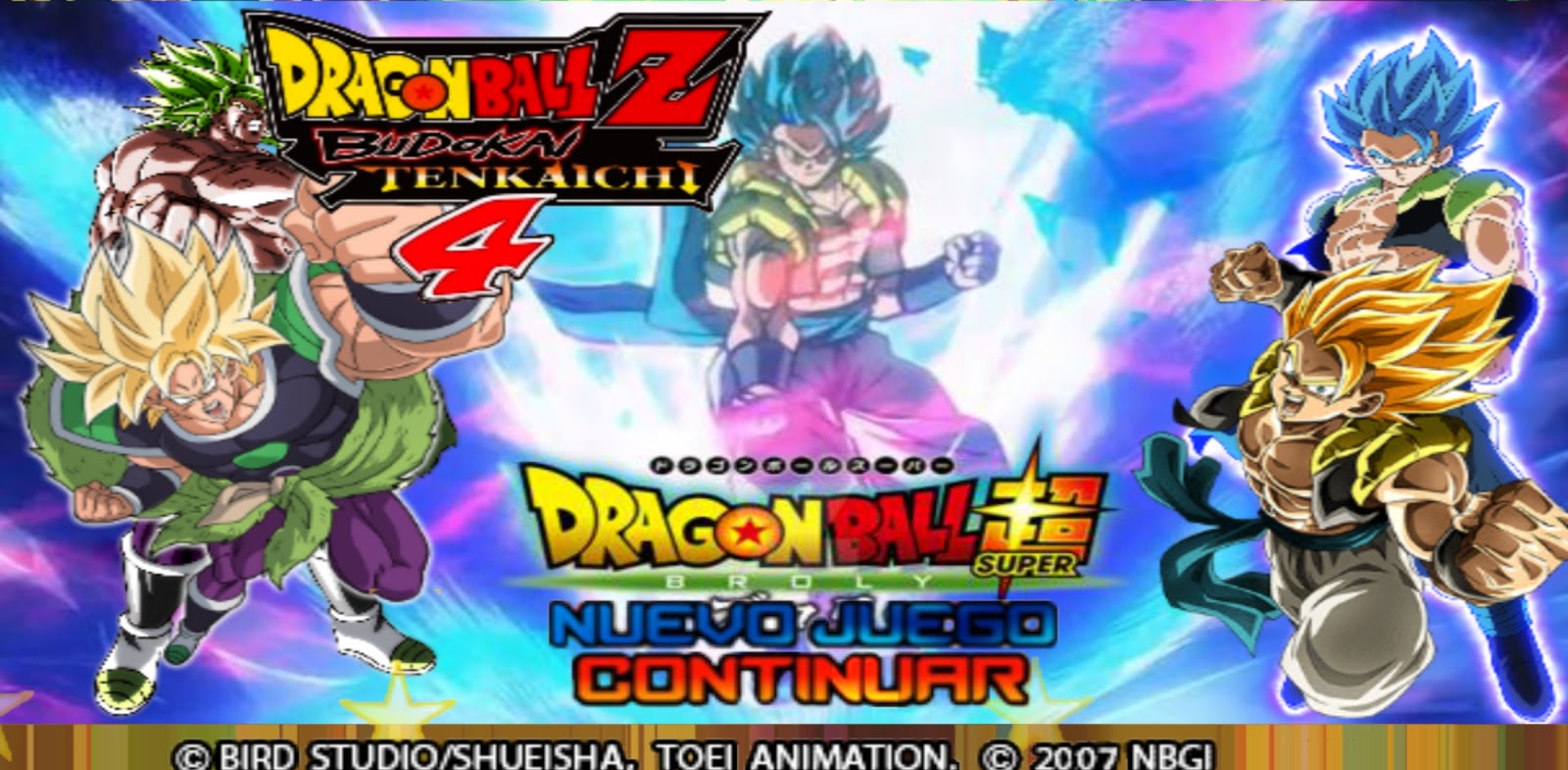 DRAGON BALL Z BUDOKAI TENKAICHI 4 PARA CELULAR ANDROID