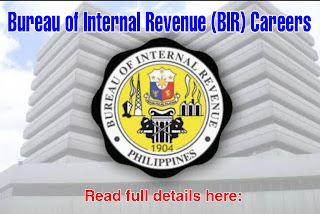 Apply Now! Bureau of Internal Revenue (BIR) Careers