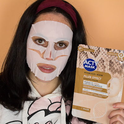 Maschera viso effetto filler con veleno di vipera Acty Mask