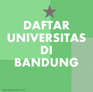 Daftar Universitas di Bandung