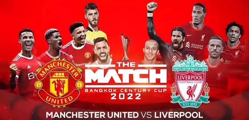 Link Live Streaming Manchester United Vs Liverpool Pre-Season