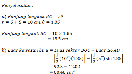 Add Math dan Anda !!: Luas Sektor bagi Sebuah Bulatan