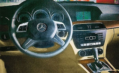 Auto Bild showed a modernized  2012 sedan Mercedes-Benz C-Class