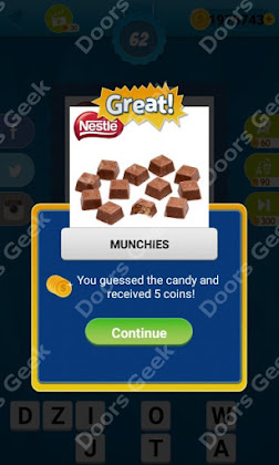 Answers, Cheats, Solutions for Guess the Candy Level 62 for android and iphone