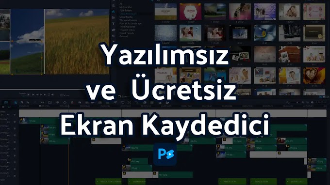 Yazılımsız Ücretsiz ve Yüksek Çözünürlüklü Ekran Kaydedici