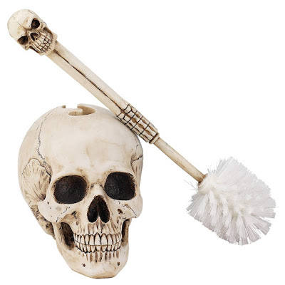 Skullduggery Skeleton Toilet Brush, The Creepy Bathroom Gear For Just Heighten Your Home's Halloween Hilarity