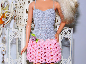 Vestidinho de Crochê Para Barbie 4