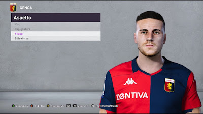 PES 2020 Faces Paolo Ghiglione by Andò12345