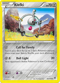 Klefki Phantom Forces Pokemon Card