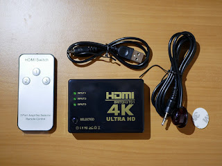 MVOWIZON製「4Kx2K HDMI分配器（3入力1出力）」