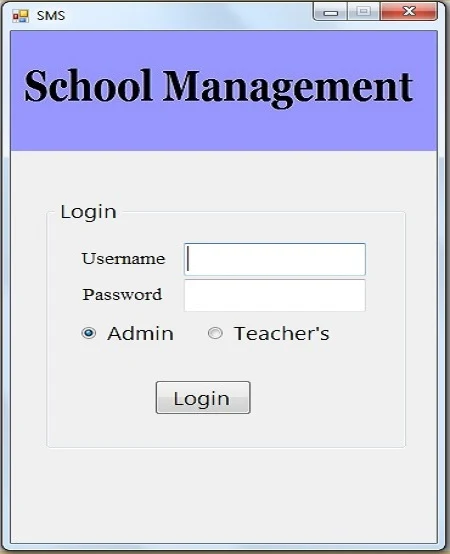 Download School Management System Project with Source Code
