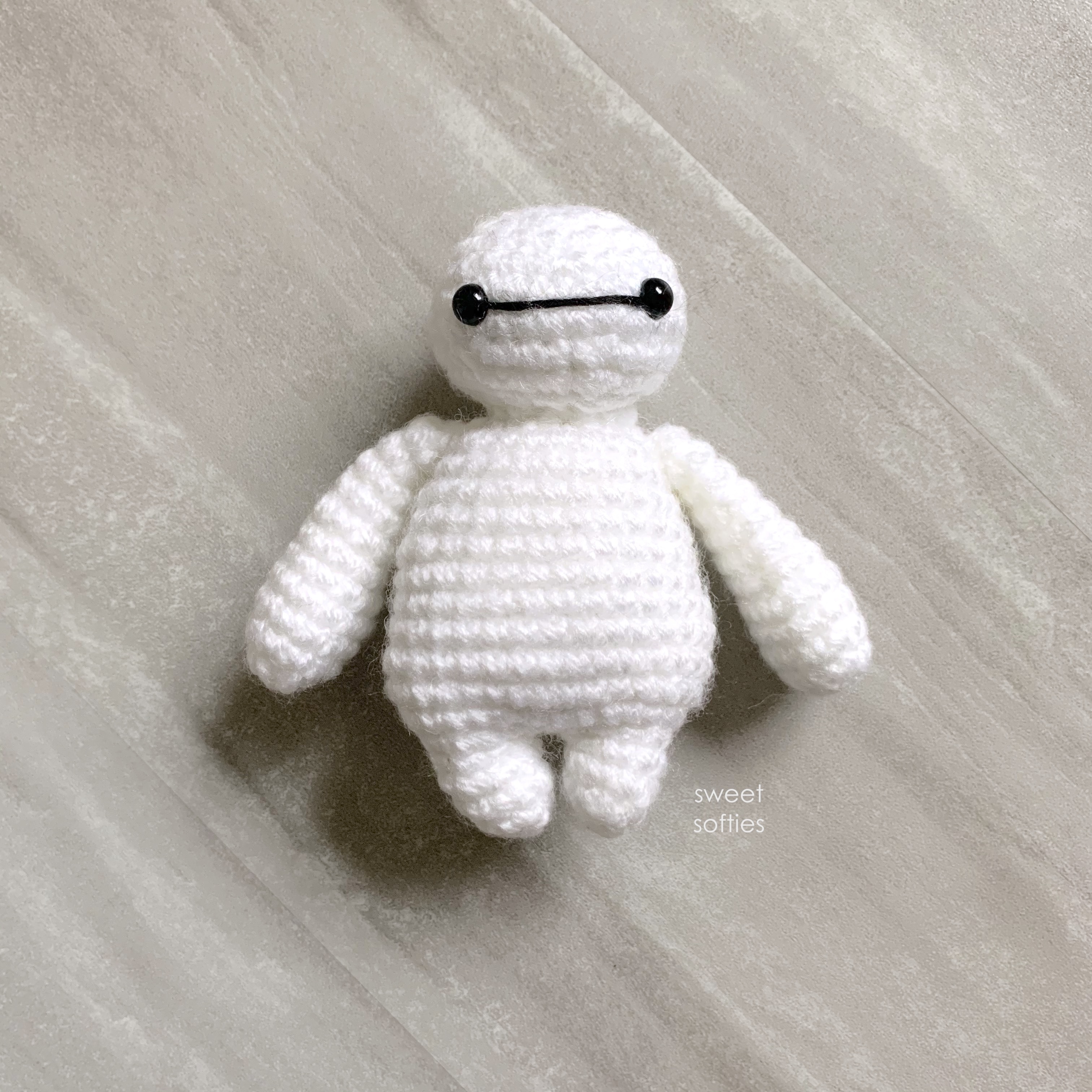 Baymax Amigurumi Doll (Free Crochet Pattern) - Sweet Softies