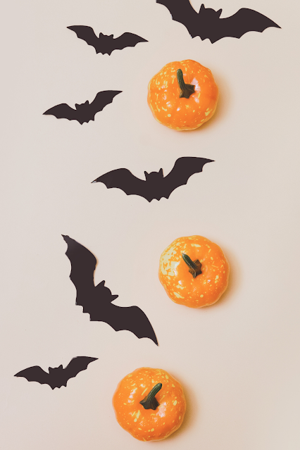 Bats Mini Pumpkins Halloween Party Decorations