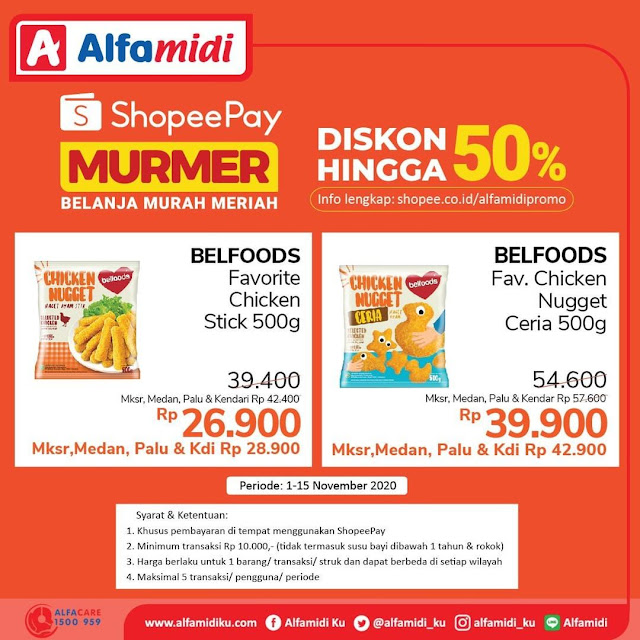 ALFAMIDI Promo SHOPEEPAY MURMER periode 01-15 November 2020