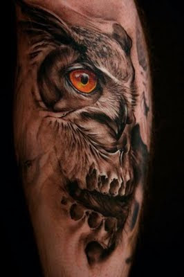  Architectural Design on Visual Culture  Owl Tattoos