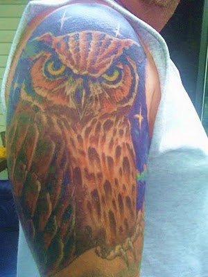 Tattoo Burung Hantu