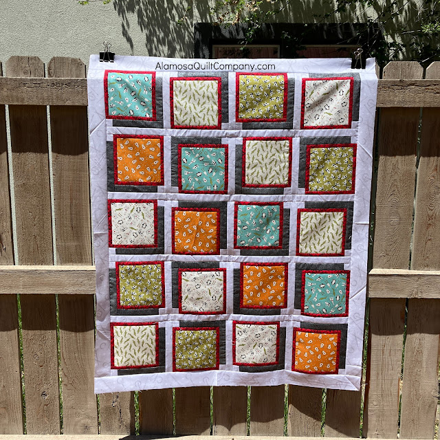 new baby quilt shop sample