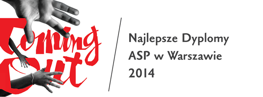 logo, najlepsze dyplomy ASP w Warszawie, coming out 2014