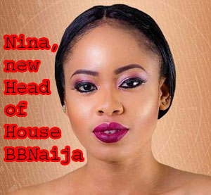 Nina becomes the new Head of House (HoH) 