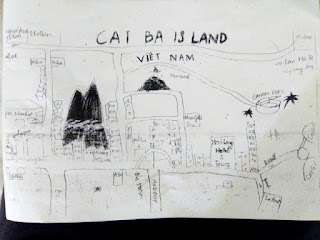 Mapa Cat Ba Ha Long Hotel Vietnam