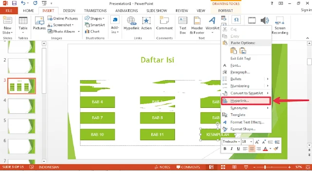 Cara Membuat Hyperlink di PPT