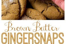 Recipe - Soft and Chewy Brown Butter Gingersnaps 