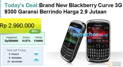 New Blackberry Gemini Curve 3G 9300