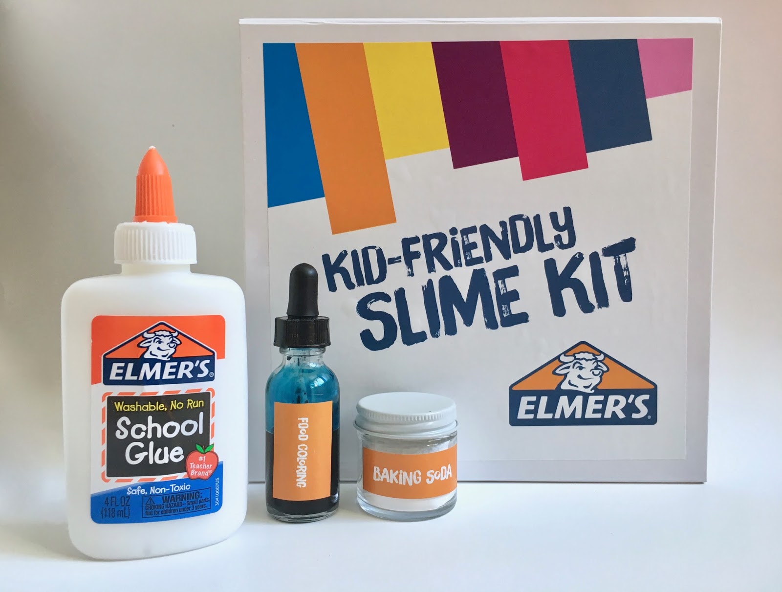 How To Make Coloured Slime With Elmers White School Glue