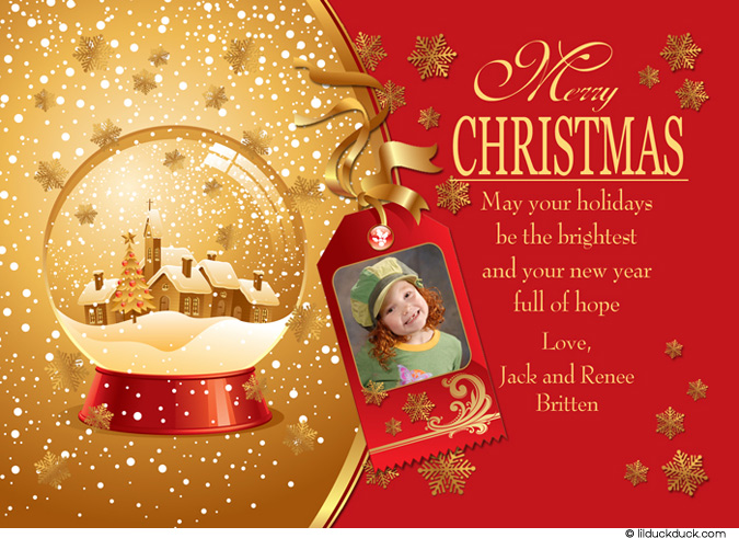 Merry Christmas Greeting Card Messages