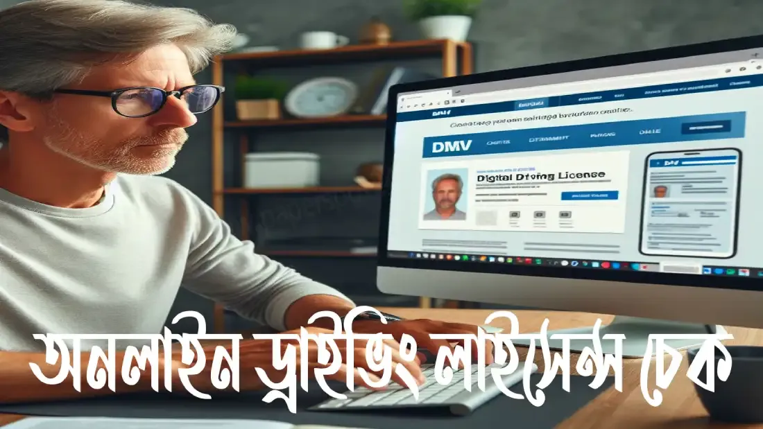 অনলাইন ড্রাইভিং লাইসেন্স চেক
