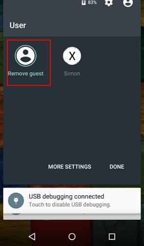 Dokumentasi 12 Mengaktifkan Fitur Guest di Android Lollipop