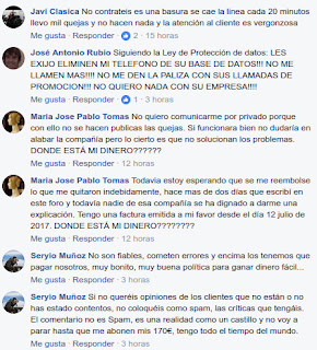 FACEBOOK OPINIONES MASMOVIL