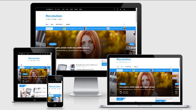 Revolution Blogger Template