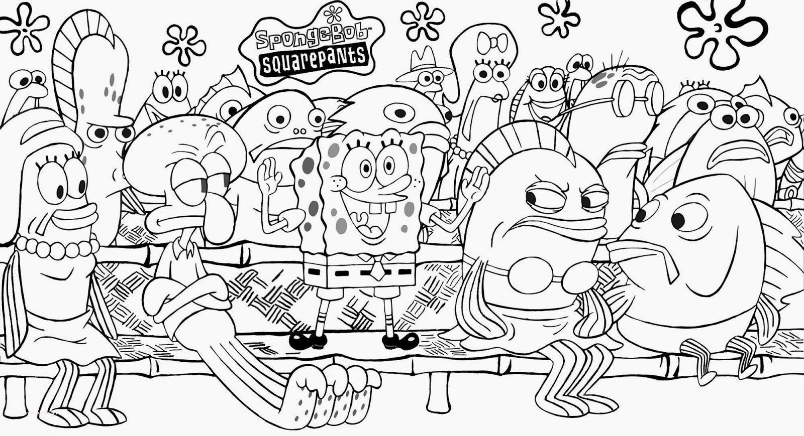 Coloring Pages Spongebob Squarepants
