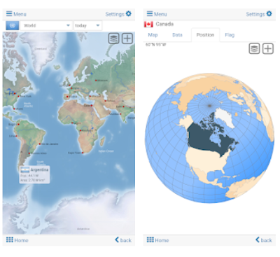 World atlas & world map MxGeo Pro v6.2.84