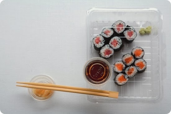 Hosomaki al tonno e al salmone